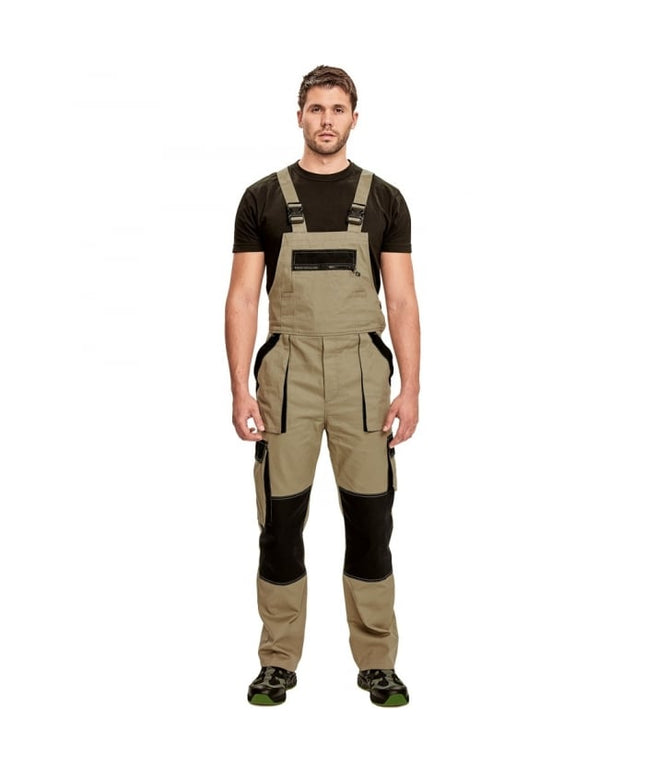 Pantaloni salopeta cu pieptar Cerva MAX SUMMER, 100% bumbac subtire, 200 gr/mp