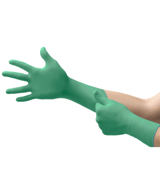 Manusi din nitril nepudrate Ansell MICROFLEX 93-260, unica folosinta