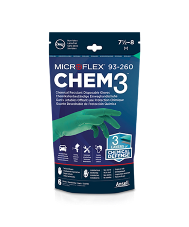 Manusi din nitril nepudrate Ansell MICROFLEX 93-260, unica folosinta