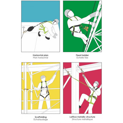 Mijloc de legatura static cu absorbitor de energie Kratos FA3050320 KERNMANTLE, ABS EN 45MM, d=12mm, L=2m