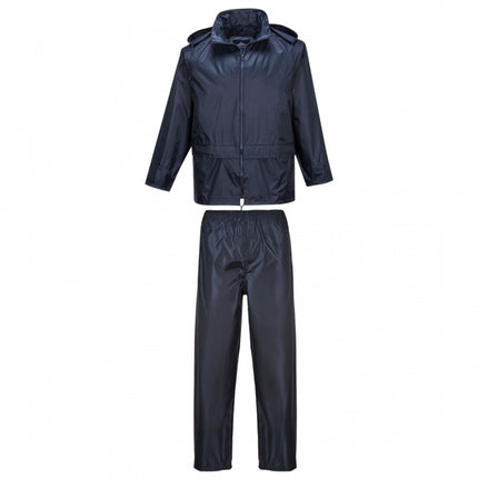 Costum de ploaie Portwest ESSENTIAL L440 din 2 piese, 100% poliester, 190 gr/mp