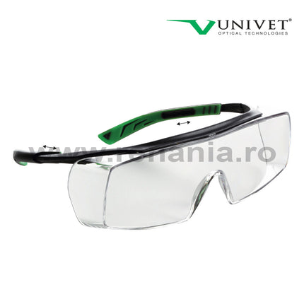 Ochelari de protectie Univet 5X7031100, cu lentile transparente