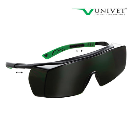 Ochelari de protectie Univet 5X7011150, cu lentile fumurii