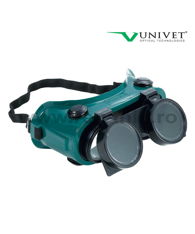 Ocelari de protectie sudura Univet DUO, cu lentile de sticla