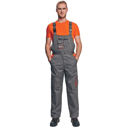 Pantaloni de lucru cu benzi reflectorizante Cerva GORDON, 100% poliester, 135 gr/mp