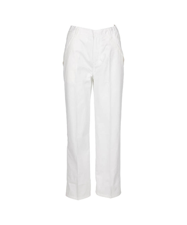 Pantalon de lucru in talie Renania LOVE VANTAGGIO WHITE, 35% bumbac, 65% poliester, 250 gr/mp