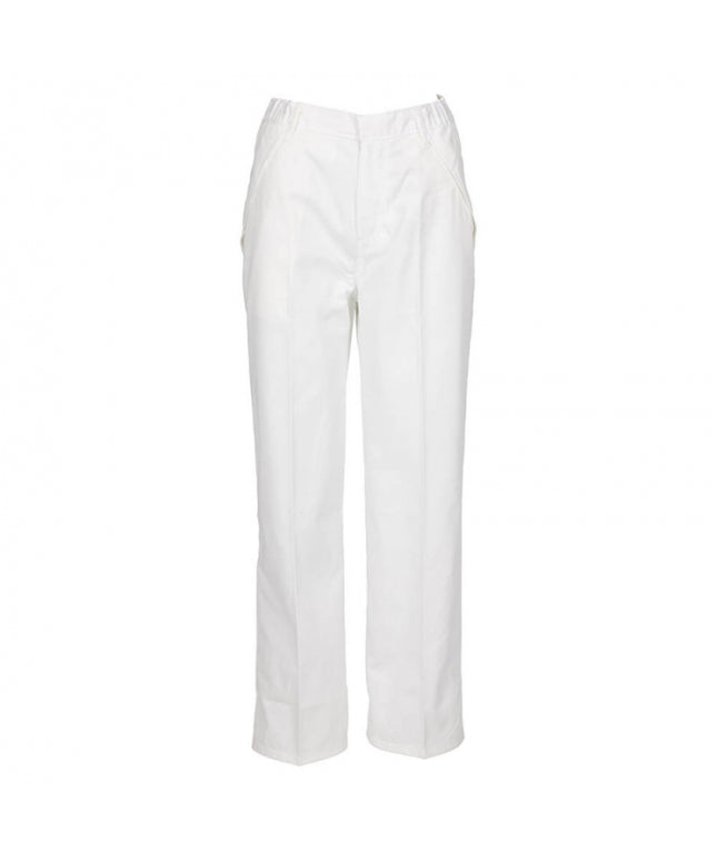 Pantalon de lucru in talie Renania LOVE VANTAGGIO WHITE, 35% bumbac, 65% poliester, 250 gr/mp