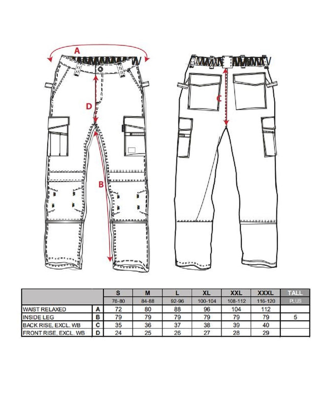 Pantaloni de lucru in talie Portwest GRANITE KS13, 65% poliester, 35% bumbac, 245g