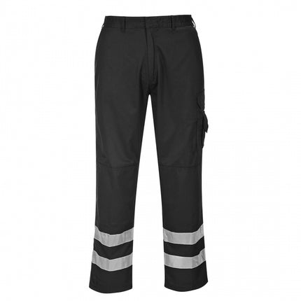 Pantaloni de lucru in talie Portwest IONA S917, cu benzi reflectorizante, 65% poliester, 35% bumbac, 245g