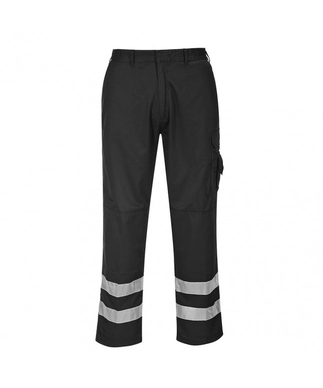 Pantaloni de lucru in talie Portwest IONA S917, cu benzi reflectorizante, 65% poliester, 35% bumbac, 245g