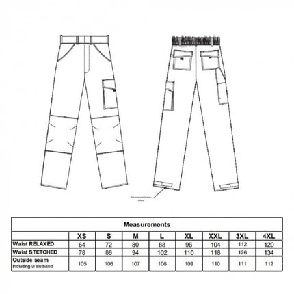 PantalonI de lucru in talie Portwest POZNAN CW11, 100% bumbac, 260g