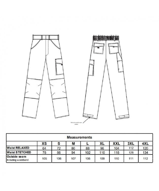PantalonI de lucru in talie Portwest POZNAN CW11, 100% bumbac, 260g