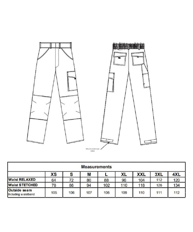 PantalonI de lucru in talie Portwest POZNAN CW11, 100% bumbac, 260g