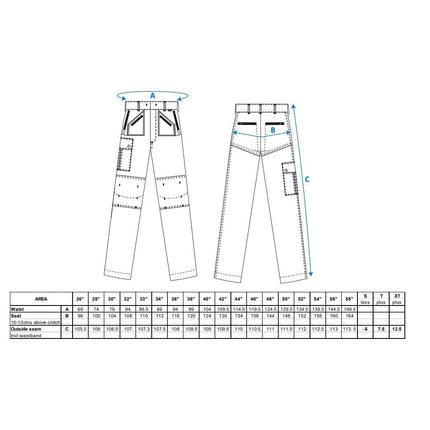 Pantaloni de lucru in talie Portwest ACTION S887, 65% poliester, 35% bumbac, 245g