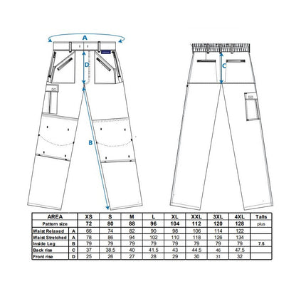 Pantaloni vatuiti de lucru in talie Portwest ACTION LINED C387, 65% poliester, 35% bumbac, 190g