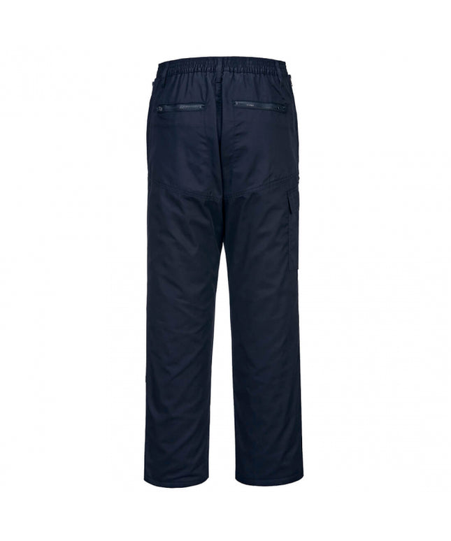 Pantaloni vatuiti de lucru in talie Portwest ACTION LINED C387, 65% poliester, 35% bumbac, 190g