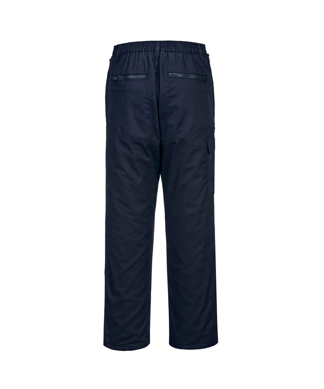 Pantaloni vatuiti de lucru in talie Portwest ACTION LINED C387, 65% poliester, 35% bumbac, 190g