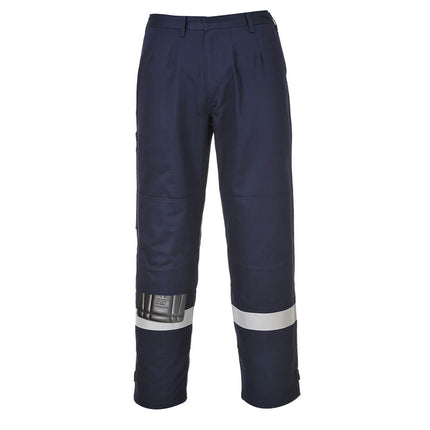 Pantaloni ingifugi Portwest BIZFLAME PLUS FR26, 99% bumbac, 1% fibra de carbon, 350g