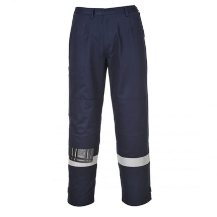 Pantaloni ingifugi Portwest BIZFLAME PLUS FR26, 99% bumbac, 1% fibra de carbon, 350g