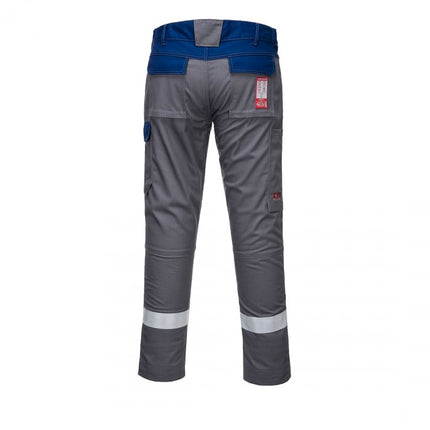 Pantaloni ignifugi Portwest BIZFLAME ULTRA FR06, bicolori, 80% bumbac, 19% poliester, 1% fibra de carbon, 340g