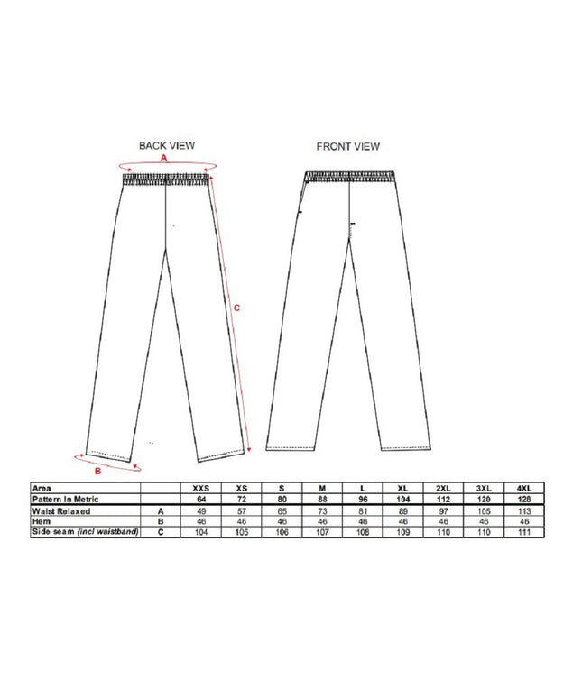 Pantaloni de lucru in talie Portwest 2208, pentru industria alimentara, 65% poliester, 35% bumbac, 190g