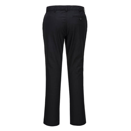 Pantaloni de lucru in talie dama Portwest CHINO SLIM S235, 98% bumbac, 2% elastan, 255g