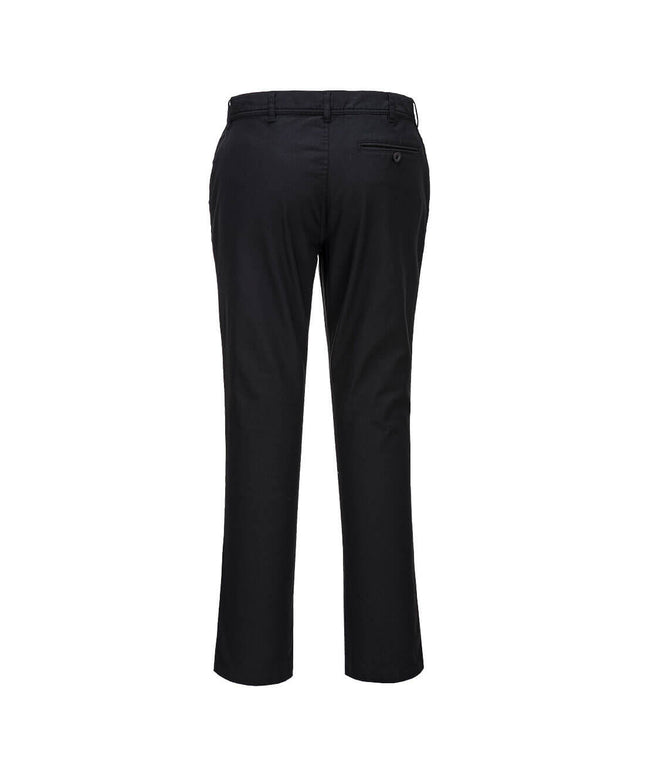 Pantaloni de lucru in talie dama Portwest CHINO SLIM S235, 98% bumbac, 2% elastan, 255g