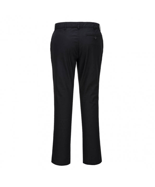 Pantaloni de lucru in talie dama Portwest CHINO SLIM S235, 98% bumbac, 2% elastan, 255g
