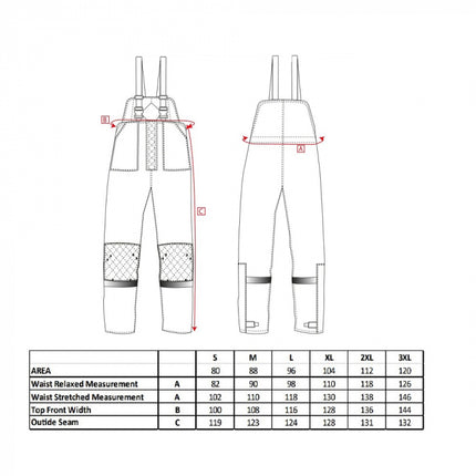 Pantaloni cu pieptar vatuiti de iarna Portwest COLDSTORE CS11, pentru depozite frigorifice, -40C, 100% poliester, 300g