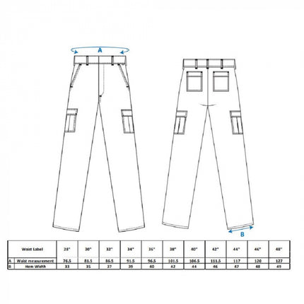 Pantaloni de lucru in talie Portwest COMBAT SLIM STRECH S231, 98% bumbac, 2% elastan, 255g