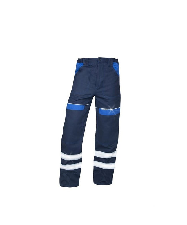 Pantaloni de lucru cu benzi reflectorizante Ardon COOL TREND REFLEX, 100% bumbac, 260 gr/mp