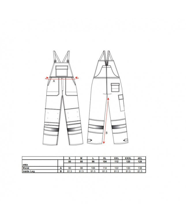 Pantaloni salopeta cu pieptar ignifugi Portwest BIZFLAME PLUS FR57, 99% bumbac, 1% fibra de carbon, 350g