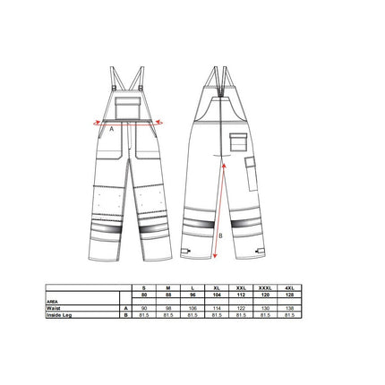 Pantaloni salopeta cu pieptar ignifugi Portwest BIZFLAME PLUS FR57, 99% bumbac, 1% fibra de carbon, 350g