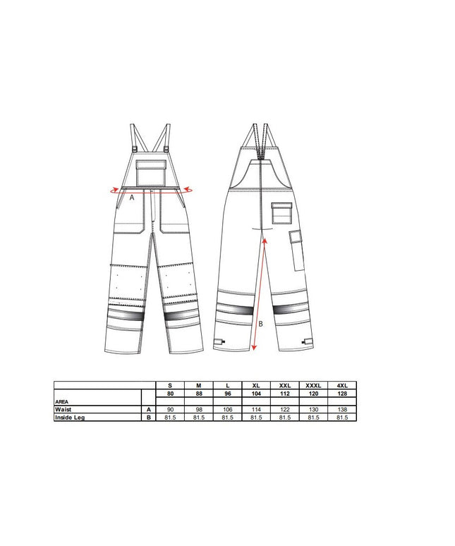 Pantaloni salopeta cu pieptar ignifugi Portwest BIZFLAME PLUS FR57, 99% bumbac, 1% fibra de carbon, 350g