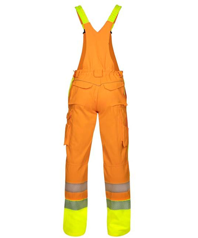 Pantaloni cu pieptar reflectorizanti Ardon SIGNAL, 65% poliester - 35% bumbac, 290 gr/mp