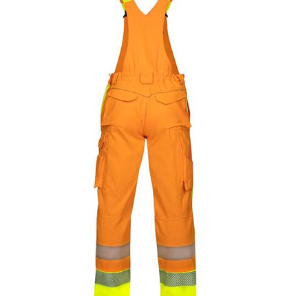 Pantaloni cu pieptar reflectorizanti Ardon SIGNAL, 65% poliester - 35% bumbac, 290 gr/mp