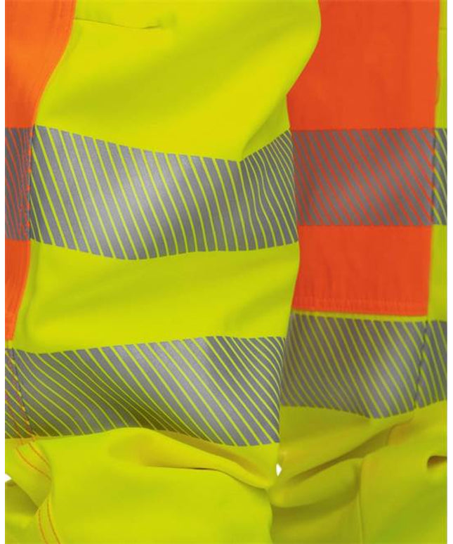 Pantaloni cu pieptar reflectorizanti Ardon SIGNAL, 65% poliester - 35% bumbac, 290 gr/mp