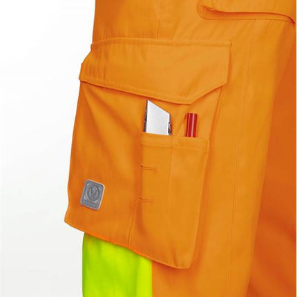 Pantaloni cu pieptar reflectorizanti Ardon SIGNAL, 65% poliester - 35% bumbac, 290 gr/mp