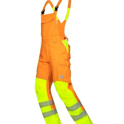 Pantaloni cu pieptar reflectorizanti Ardon SIGNAL, 65% poliester - 35% bumbac, 290 gr/mp