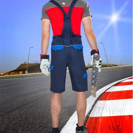 Pantaloni cu pieptar scurti de lucru Ardon COOL TREND, 100% bumbac, 260 gr/mp