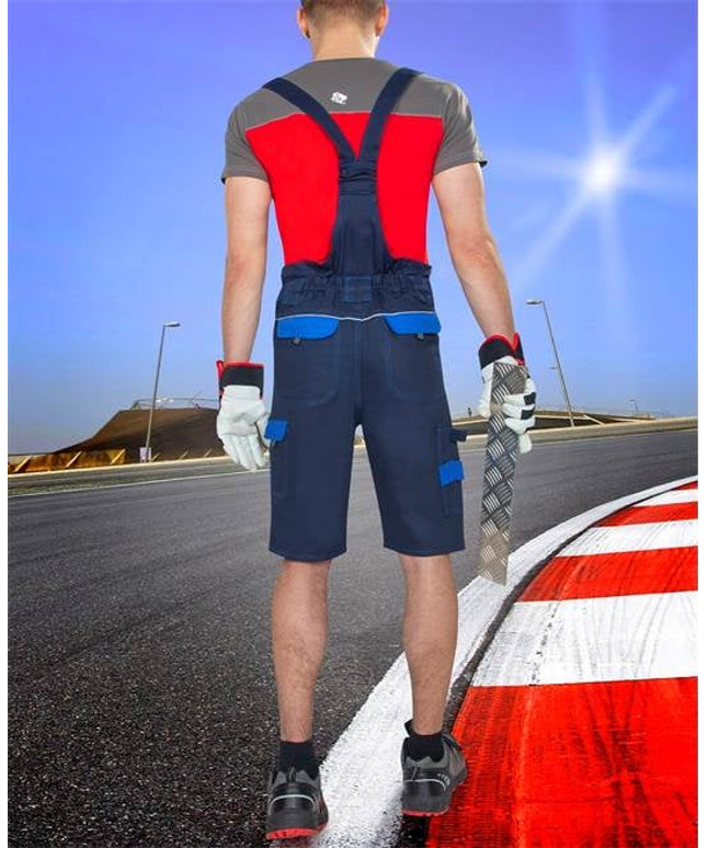 Pantaloni cu pieptar scurti de lucru Ardon COOL TREND, 100% bumbac, 260 gr/mp