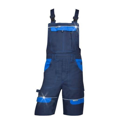 Pantaloni cu pieptar scurti de lucru Ardon COOL TREND, 100% bumbac, 260 gr/mp