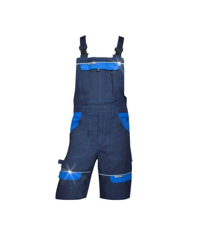 Pantaloni cu pieptar scurti de lucru Ardon COOL TREND, 100% bumbac, 260 gr/mp