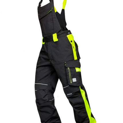 Pantaloni cu pieptar vatuiti de iarna Ardon NEON, poliester 65/35, 270gr/mp