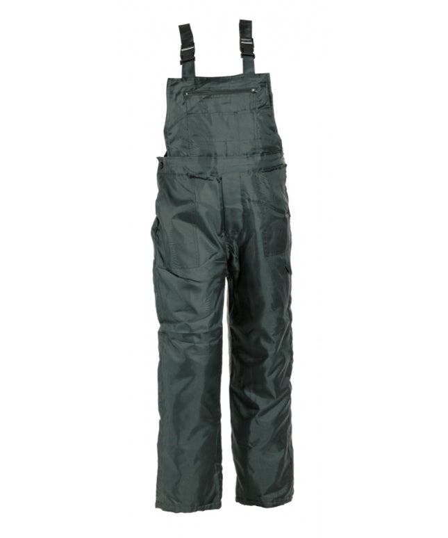 Pantaloni cu pieptar vatuiti de iarna Cerva TITAN, 100% poliester