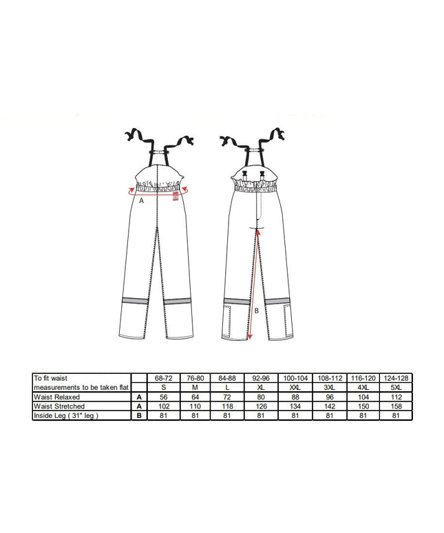 Pantaloni salopeta cu pieptar vatuiti de iarna ignifugi Portwest FR58, antistatici, reflectorizanti, 99% bumbac, 1% fibra de carbon, 350g