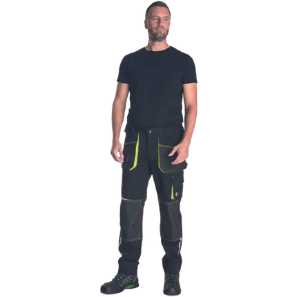 Pantaloni de lucru Cerva EMERTON STRETCH, 65% poliester, 32% bumbac, 3% spandex, 245 gr/mp