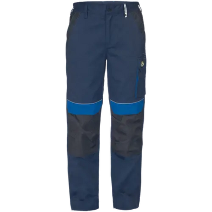 Pantaloni de lucru in talie cu benzi reflectorizante Cerva MAX NEO HV, 65% poliester, 35% bumbac, 250 gr/mp