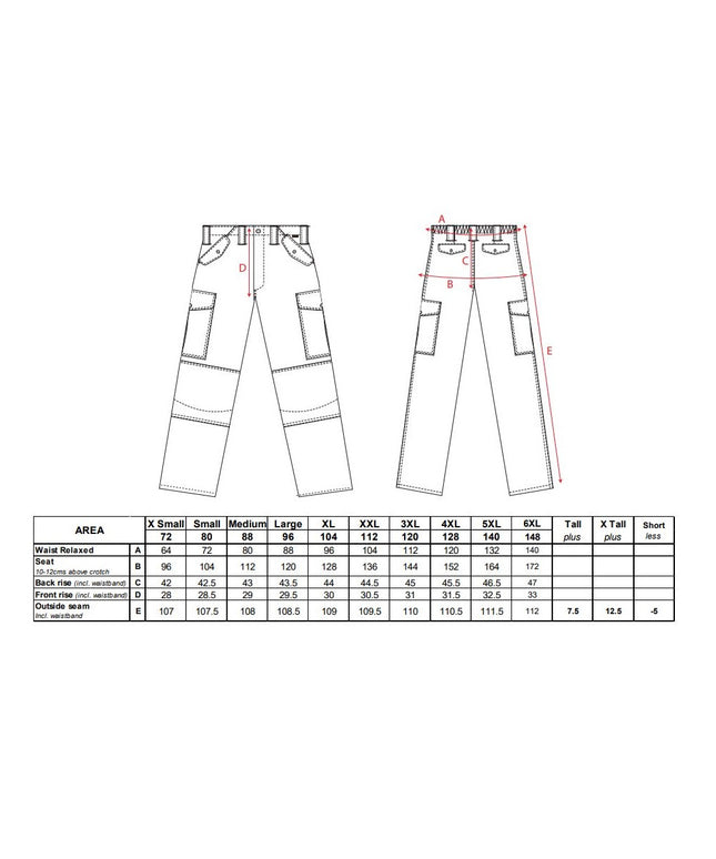 Pantaloni de lucru in talie Portwest COMBAT C703, 65% poliester, 35% bumbac, 245g