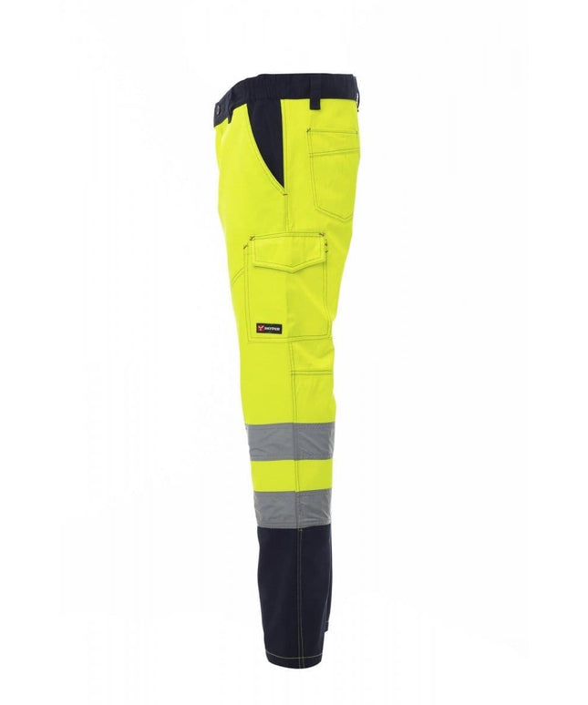 Pantaloni de lucru cu benzi reflectorizante Payper CHARTER, 50% bumbac, 50% poliester, 250 gr/mp